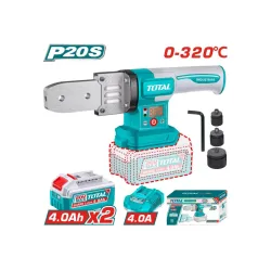 Պլաստիկ խողովակների մարտկոցային զոդող սարքեր TOTAL TWTLI20182